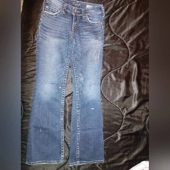 Silver Jeans (flawed) - Picture 3 of 9